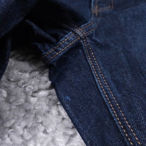 Old Navy High Rise Slouchy Straight Jeans Cropped Women's Plus Size 28 Dark Wash - Picture 5 of 13